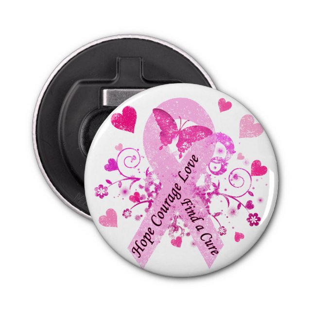 Décapsuleur Sensibilisation au cancer du sein (Devant)