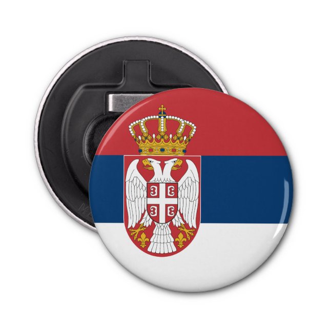 Décapsuleur Serbia Flag (Devant)