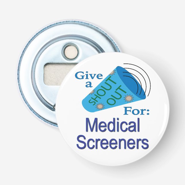 Décapsuleur Shout Out pour les écrans Médicales (Devant)