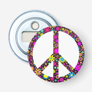 Décapsuleur SIGNE DE PAIX FLORALE super