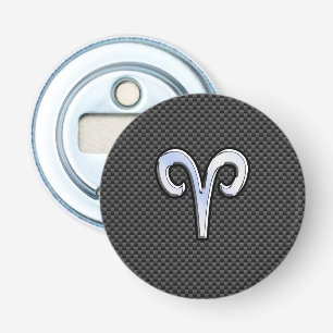 Décapsuleur Signe du zodiaque Bélier sur style en fibre de car