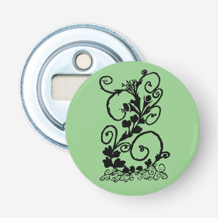 Décapsuleur Silhouette de vigne noire