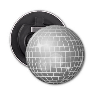 Décapsuleur Silver Disco Ball Retro les années 70