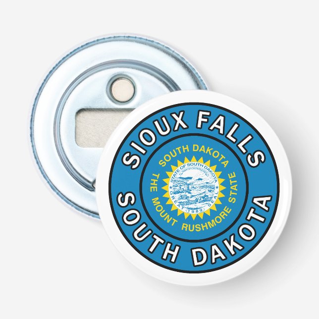 Décapsuleur Sioux Falls Dakota du Sud (Devant)