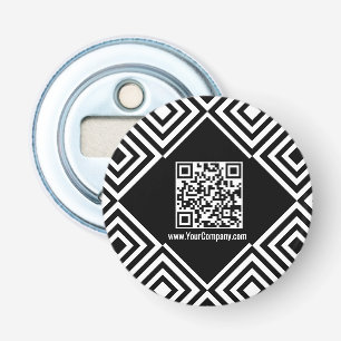 Décapsuleur Site Web de la société promotionnelle QR-code noir