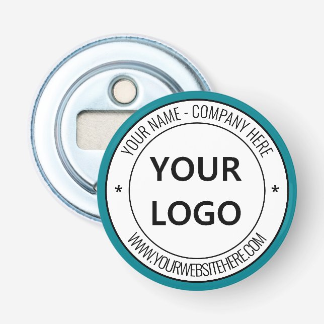 Décapsuleur Site Web personnalisé du logo de l'entreprise (Devant)