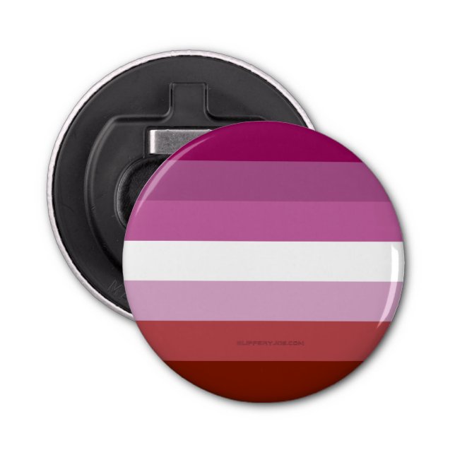 Décapsuleur SlipperyJoe's lesbian pride flag feminine communit (Devant)