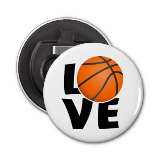 Décapsuleur Slogan Love Basketbal, j'aime Basketbal.
