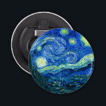 Décapsuleur soirée étoile vincent van gogh<br><div class="desc">Le célèbre tableau de Van Gogh, "La nuit étoilée". Peint lors de son séjour à l'asile de Saint Rémy dans les années 1880, van Gogh dépeignait les collines ondulantes et les cyprès qu'il voyait depuis sa fenêtre. numériquement amélioré par PixDezines. Copyright © 2008-2016 PixDezines.com™ et PixDezines™ sur zazzle.com. Tous droits...</div>