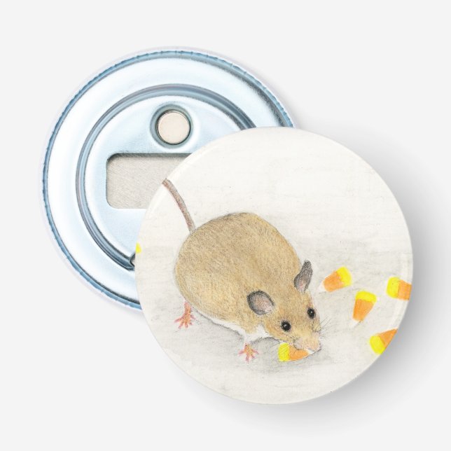 Décapsuleur Souris avec Cornes à bonbons (Devant)