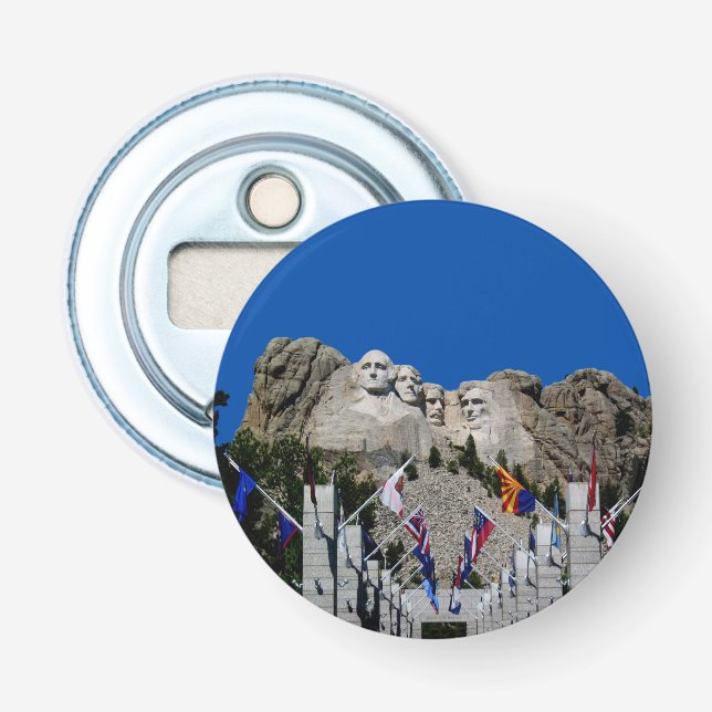 Décapsuleur Souvenir photo personnalisable Mount Rushmore (Devant)
