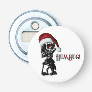 Décapsuleur Squelette de Noël fumeur de cigare Humbug