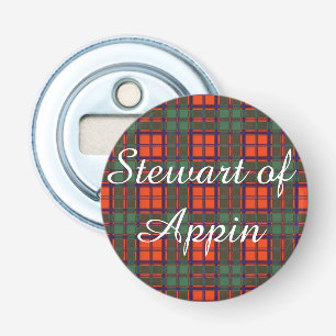 Décapsuleur Stewart de tartan d'écossais de plaid de clan