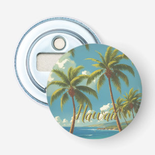 Décapsuleur Style Vintage Hawaïen Voyage Aloha d'Hawaï