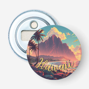 Décapsuleur Style vintage Hawaiian Travel Honolulu Mid-Pacific