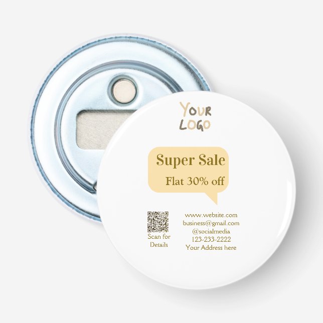Décapsuleur super vente affaires remise scannez le code QR dét (Devant)