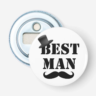 Décapsuleur Superbe moustache de témoin de mariage et haut de 