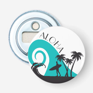 Décapsuleur Surf moderne Aloha et palmiers