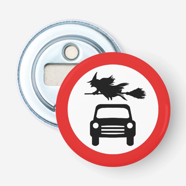 Décapsuleur Symbole de la route de Sorcière (Devant)