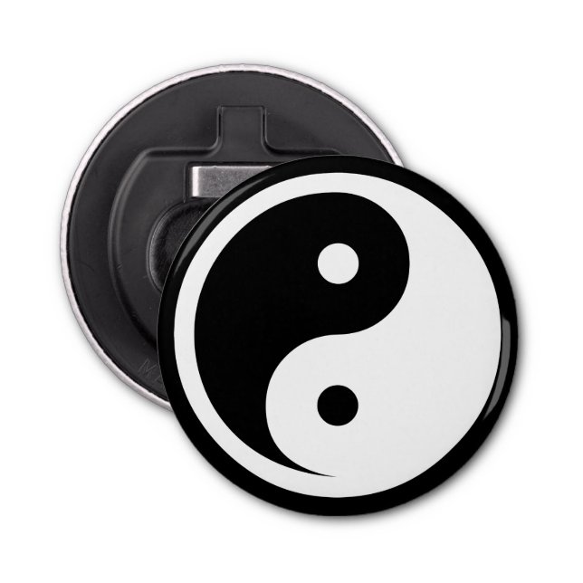 Décapsuleur Symbole Yin Yang - tatouage solide design 2 (Devant)