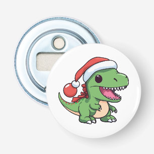 Décapsuleur T-Rex Dinosaure Mignon avec Chapeau de Noël