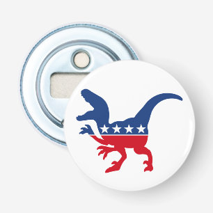 Décapsuleur T-Rex patriotique anti-politique