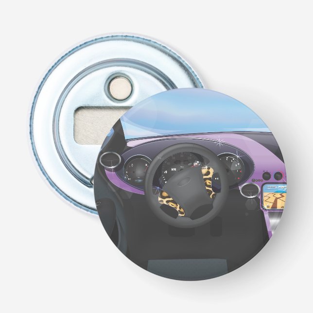 Décapsuleur Tableau de bord de voiture de sport (Devant)