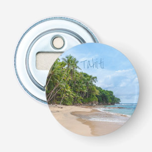 Décapsuleur Tahiti Sand Beach Ciel bleu Palmiers