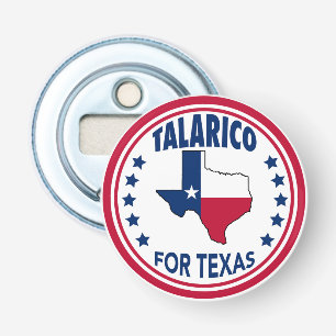 Décapsuleur Talarico pour le scrutin Texas Red White Blue