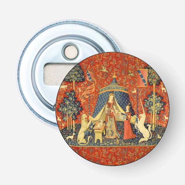 Décapsuleur Tapisserie Médiévale de la Dame et la Licorne : Ar (Devant)