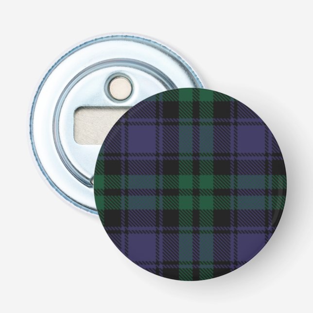 Décapsuleur Tartan Black Watch, Carreaux (Devant)