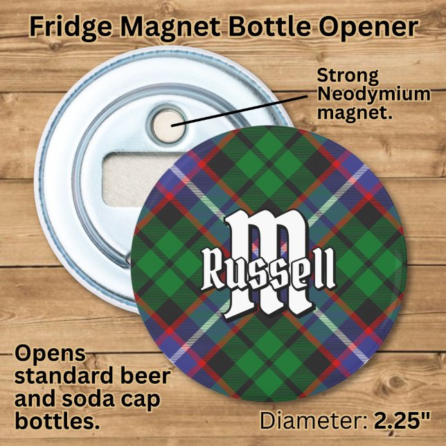 Décapsuleur Tartan du clan Russell (Créateur téléchargé)