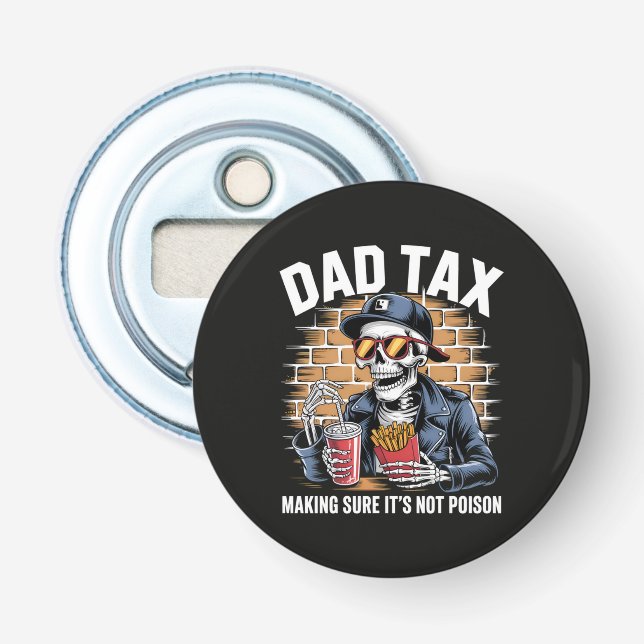Décapsuleur Taxe Papa S'assurant que ce n'est pas un squelette (Devant)
