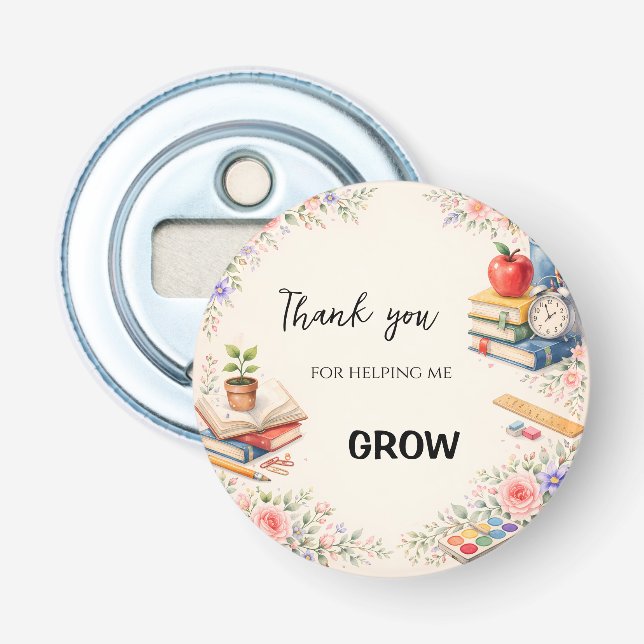 Décapsuleur Teacher Thank You Gift | End of School Year (Devant)