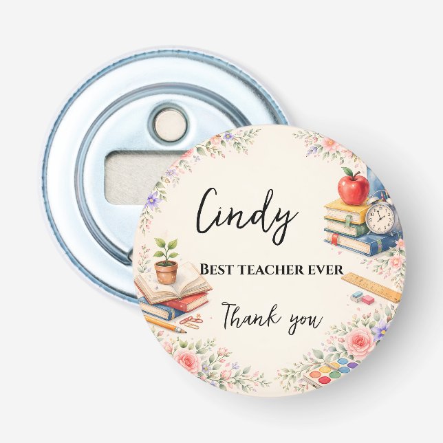 Décapsuleur Teacher Thank You Gift | End of School Year (Devant)