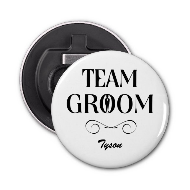 Décapsuleur Team Groom - Cadeaux créatifs pour les adultes (Devant)