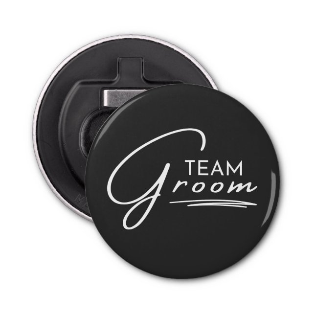 Décapsuleur Team Groom Groomsmen Mariages Et Bachelor Party (Devant)