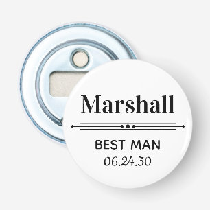 Décapsuleur Témoins de mariage Personnalisé