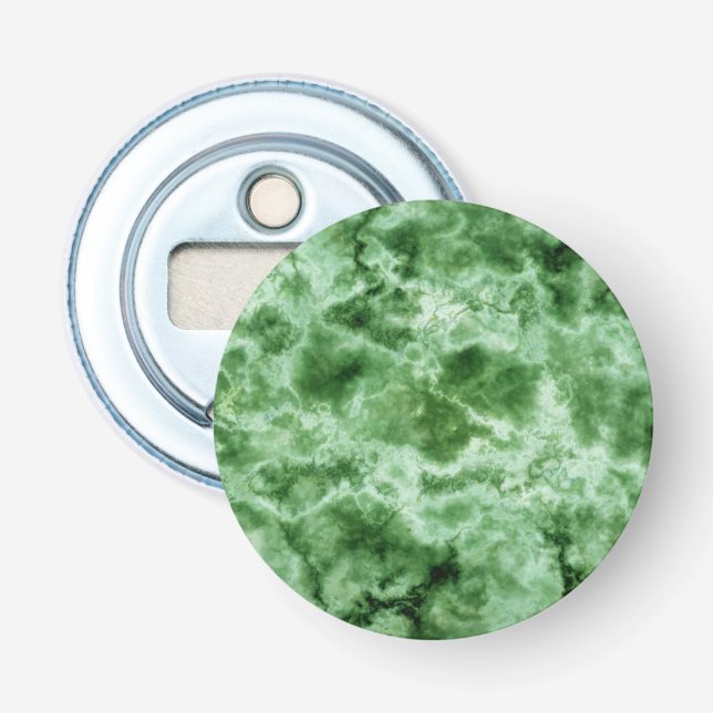 Décapsuleur Texture de marbre verte (Devant)