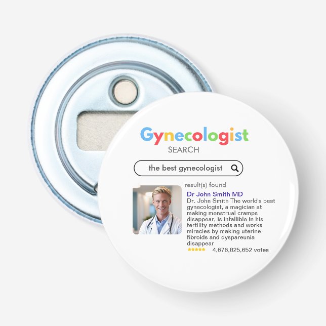 Décapsuleur the best GYNECOLOGIST votes resutls (Devant)