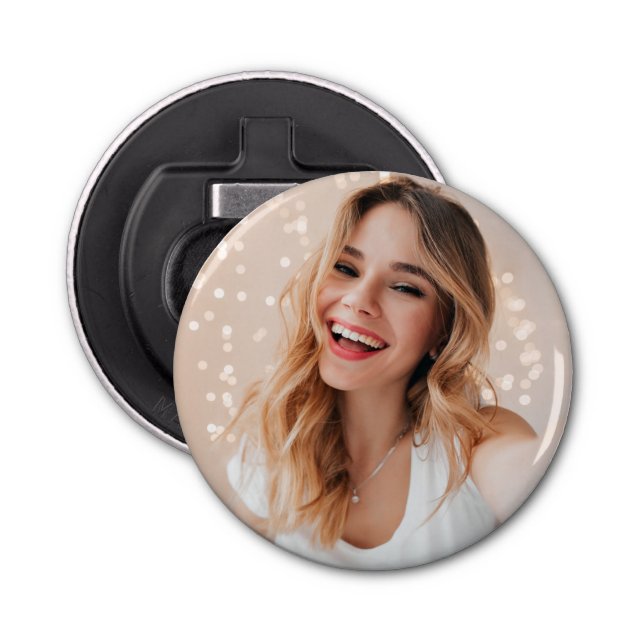 Décapsuleur Ton visage pour un anniversaire (Devant)