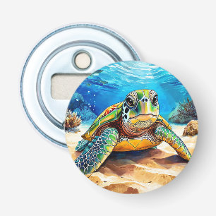 Décapsuleur Tortue de mer colorée