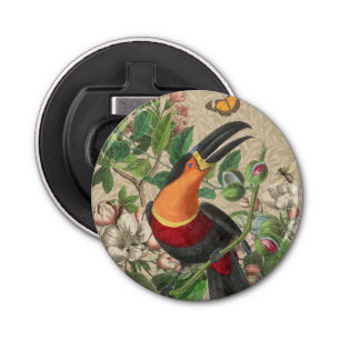 Décapsuleur Toucan Jungle Tropical Bird Belle antique