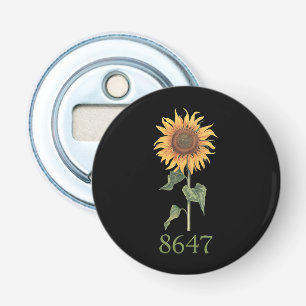 Décapsuleur Tournesol 8647 86 47 Floral Bohème Anti Trump Subt