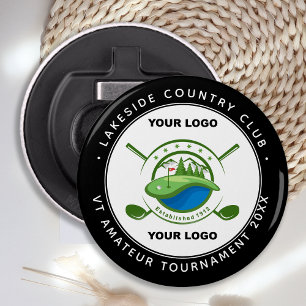 Décapsuleur Tournoi commémoratif du club de golf Logo personna