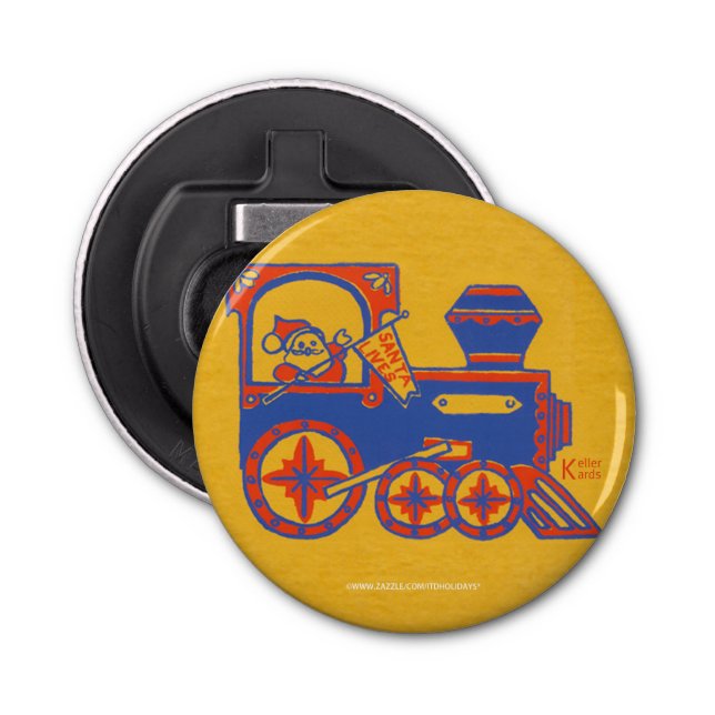 Décapsuleur Train père Noël (Devant)