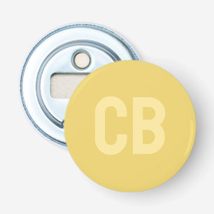 Décapsuleur Trend Color Soft Yellow Button Ouverture de boutei