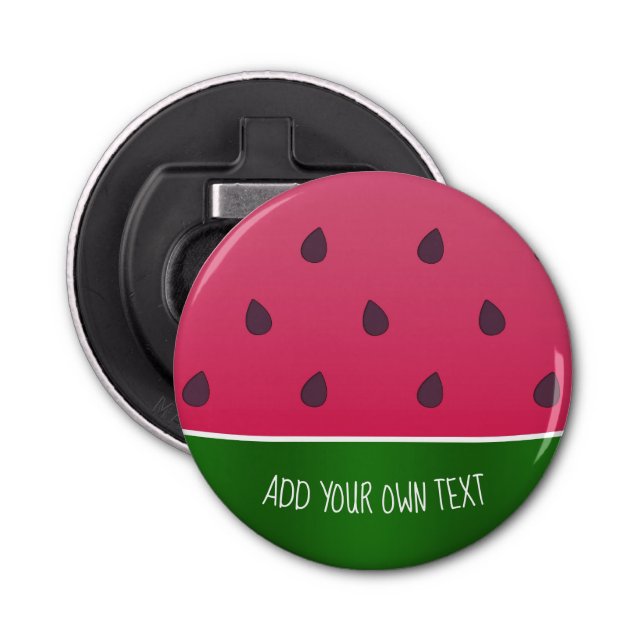 Décapsuleur Trendy Bold Watermelon Custom Text (Devant)