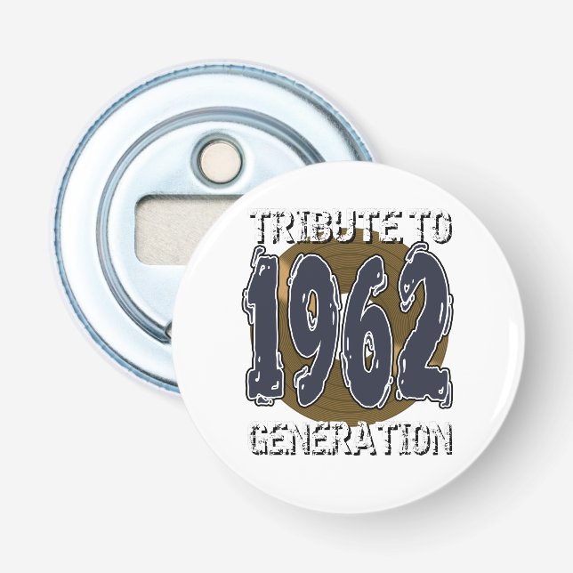 Décapsuleur Tribute 1962 generation anniversaire (Devant)