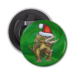 Décapsuleur Tricératops vert Noël